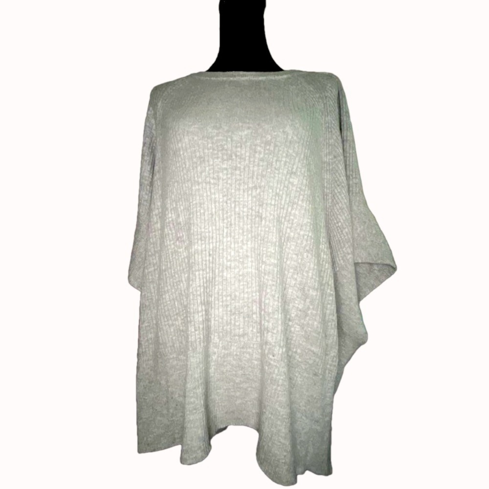Vineyard Vines Oversized Alpaca Wool Blend  Sweater Poncho, Size M/L